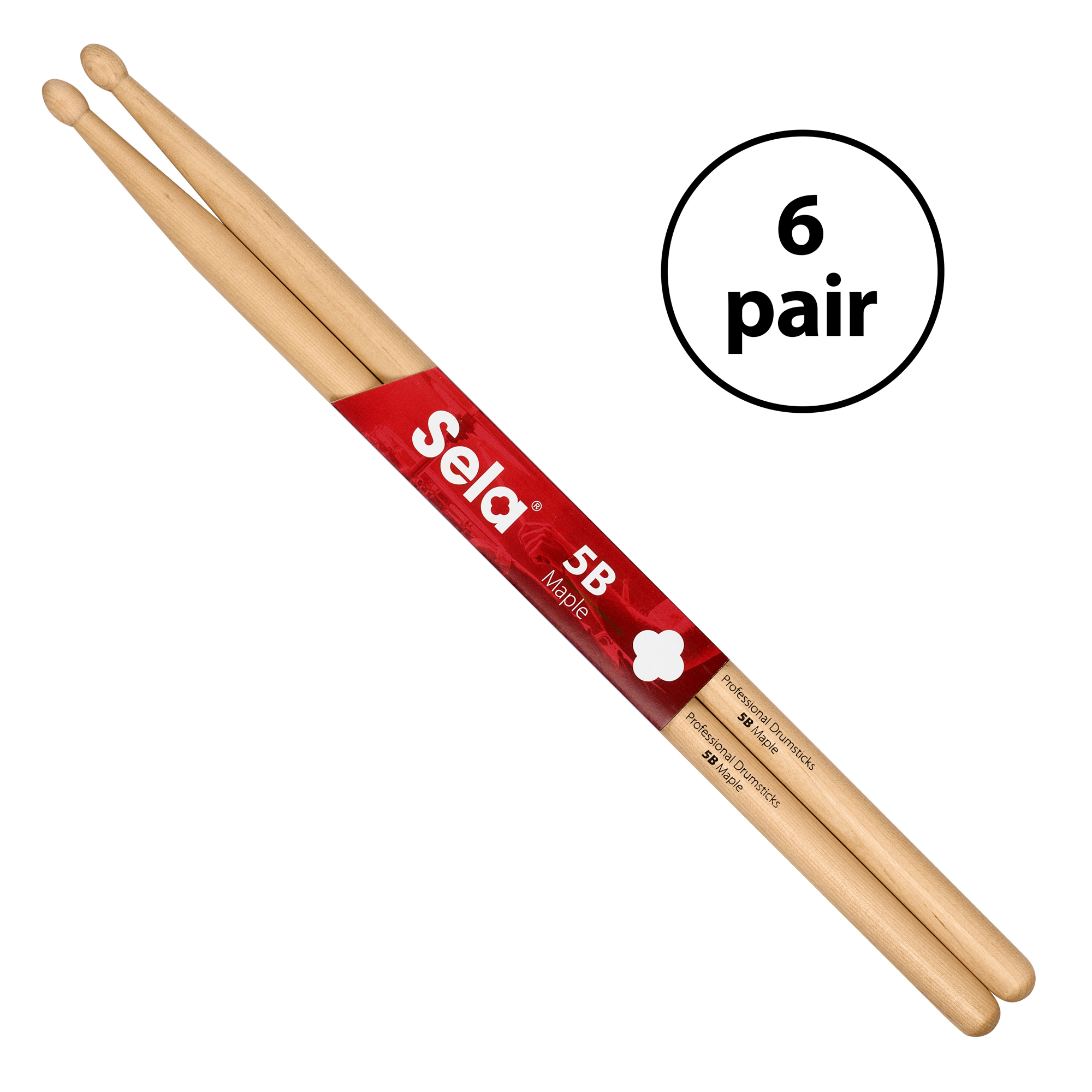 Professional Drumsticks 5B Maple (6 pair) Product Photos 1