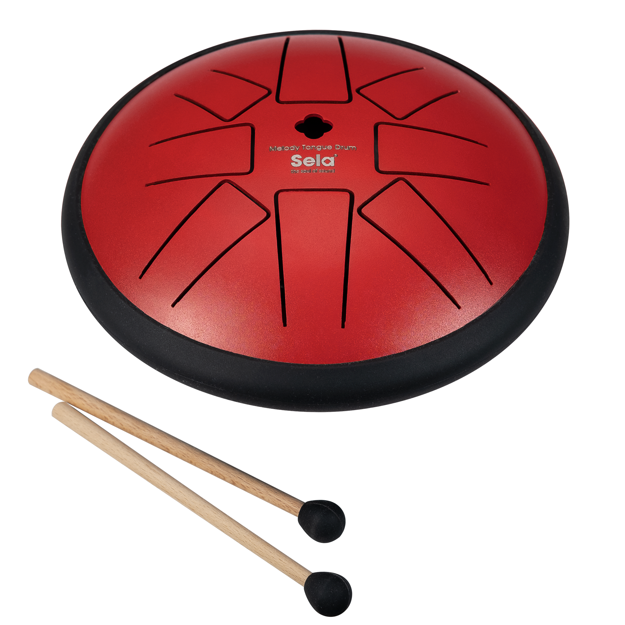 Melody Tongue Drum 6“ F Minor Red