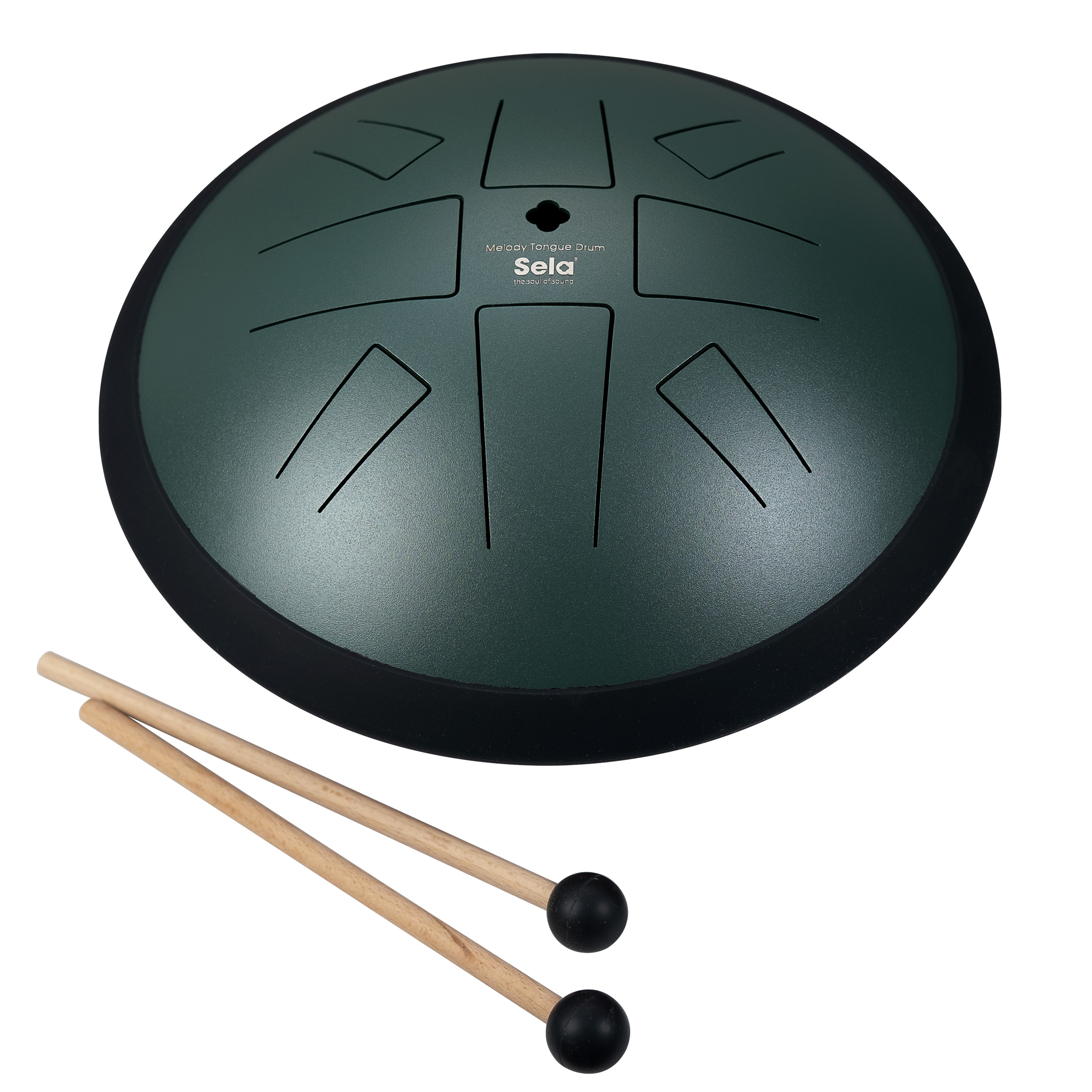 Melody Tongue Drum 10“ C Golden Gate Dark Green Product Photos 1